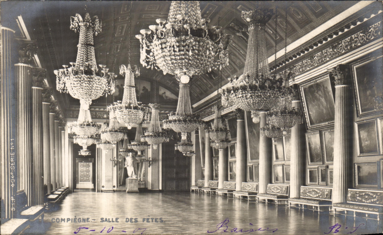 Compiègne - Salle des Fêtes — éditeur L. L. S. (Série 404)