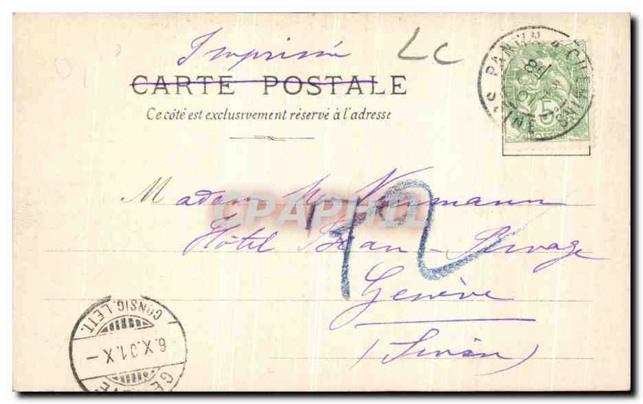 Compiègne - Salle des Fêtes — éditeur L. L. S. (Série 404) — Reverso