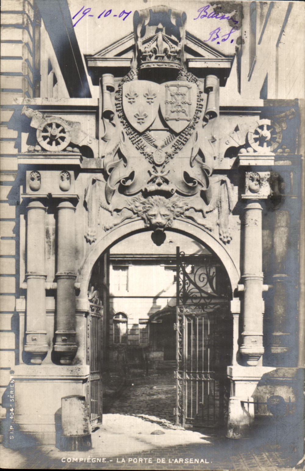 CPA Compiegne La Porte de L Arsenal