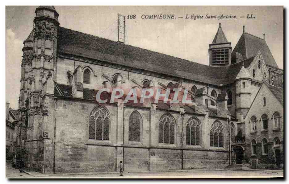 CPA Compiegne L Eglise Saint Antoine