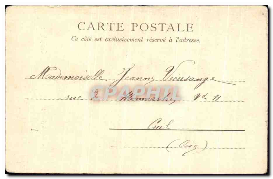 CPA Compiegne Chapelle St Nicolas — Verso