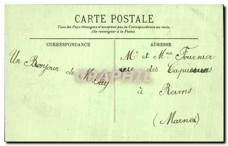 Chantilly — Jardin de la Volière — LL. — 111 — Reverso
