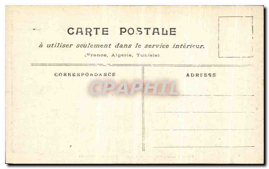 CPA Paris Inonde Pont Mirabeau — Rückseite