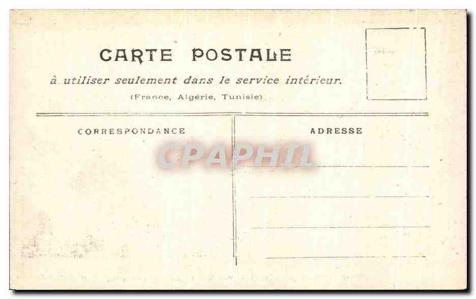 CPA Paris Inonde Rue Saint Charles Grenelle Tour Eiffel — Rückseite