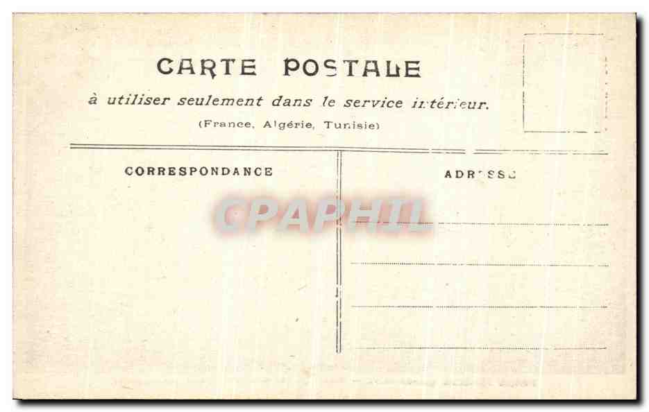 CPA Paris Inonde Barrage de Secours Quai Malaquais  — Rückseite