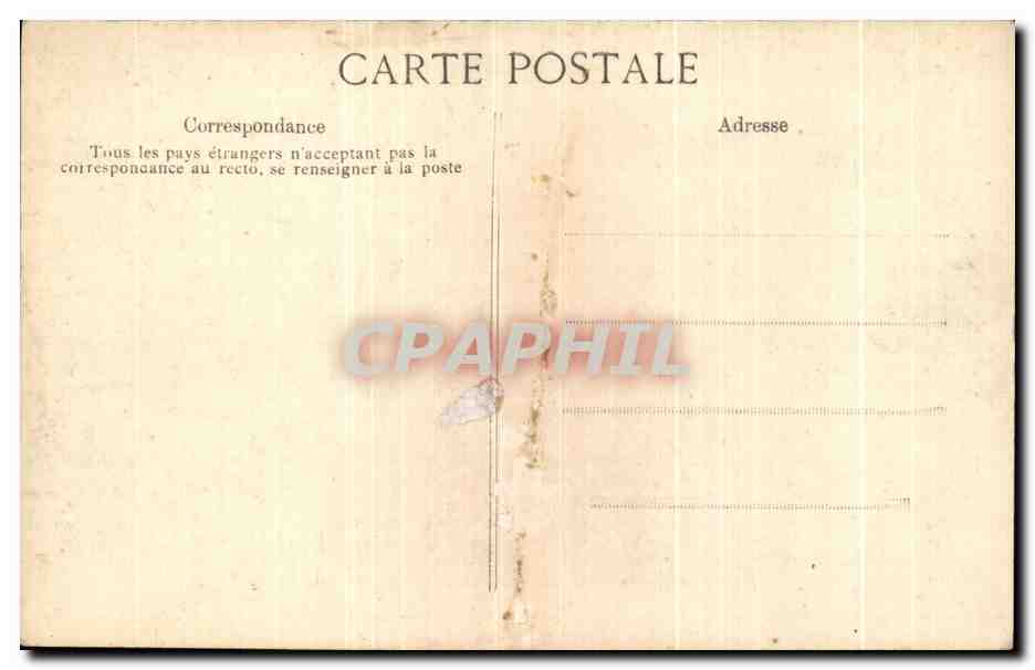 CPA Paris Crue De La Seine Gare Saint Lazare  — Rückseite