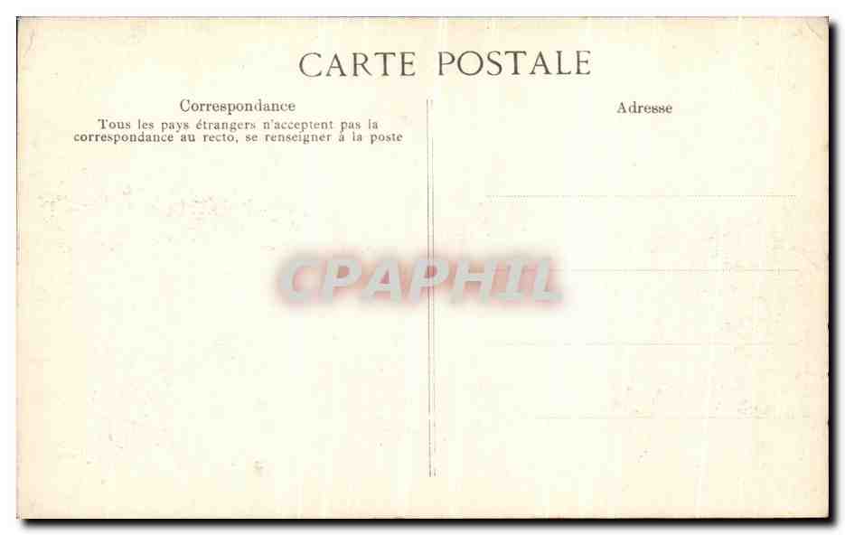 CPA Paris Inonde La Crue De La Seine Les travaux du Pont des Invalides Le Trocadero — Rückseite