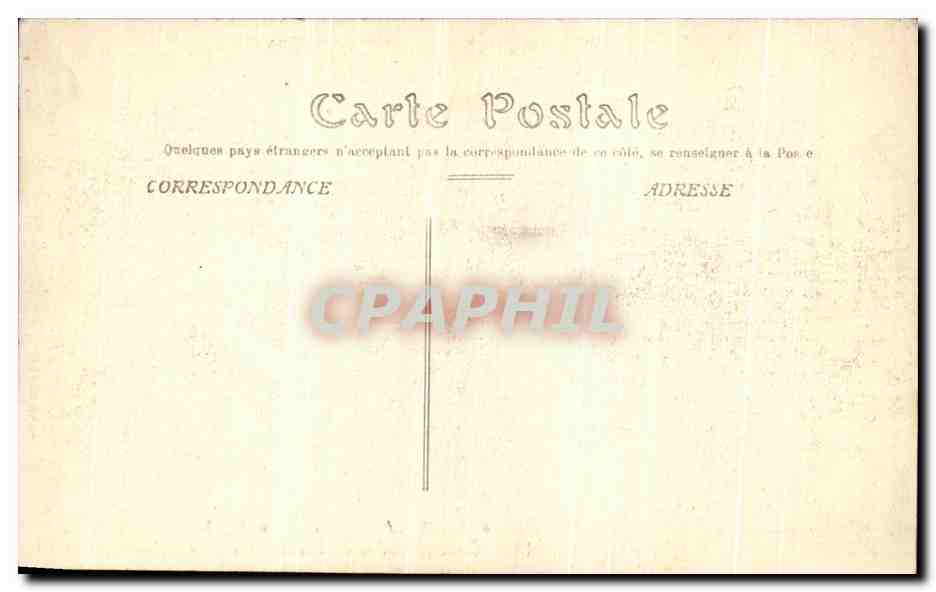 CPA Paris Inonde Un coin de la rue Gros a Auteuil — Rückseite