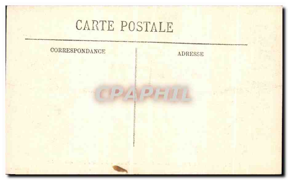 CPA Paris Inondations Passerelle Boulevard Haussman — Rückseite