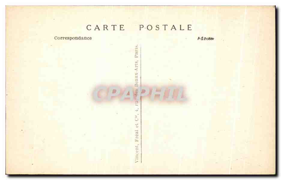 CPA Fantaisie Antiquite — Verso