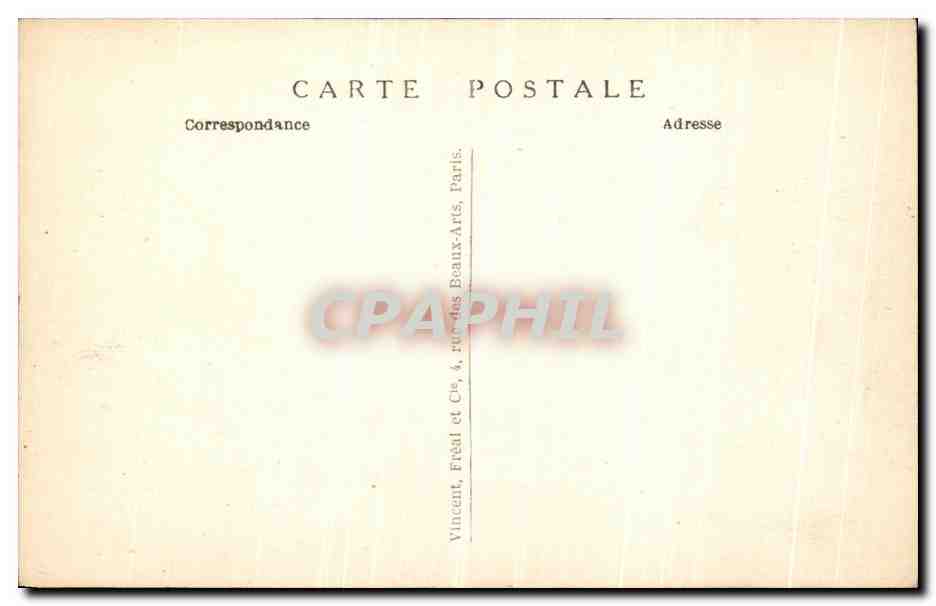 CPA Fantaisie Antiquite — Verso