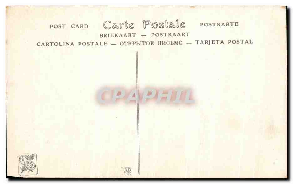 CPA Sur les marches Henri Motte  — Verso