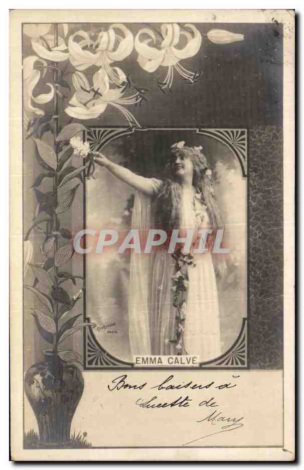 Femme en robe longue — lily blancs — Emma Calvé, éditrice