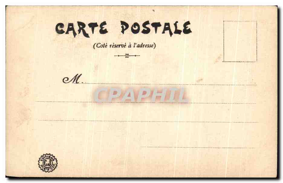 CPA Fantaisie Femme Cavalieri — Rückseite