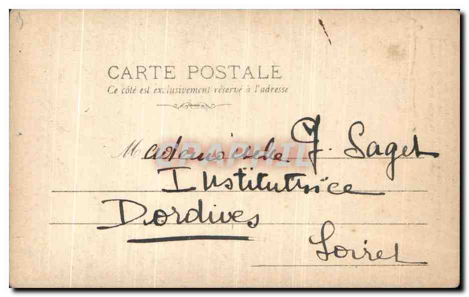 CPA Fantaisie Femme Femina Comment on dit un monologue — Verso