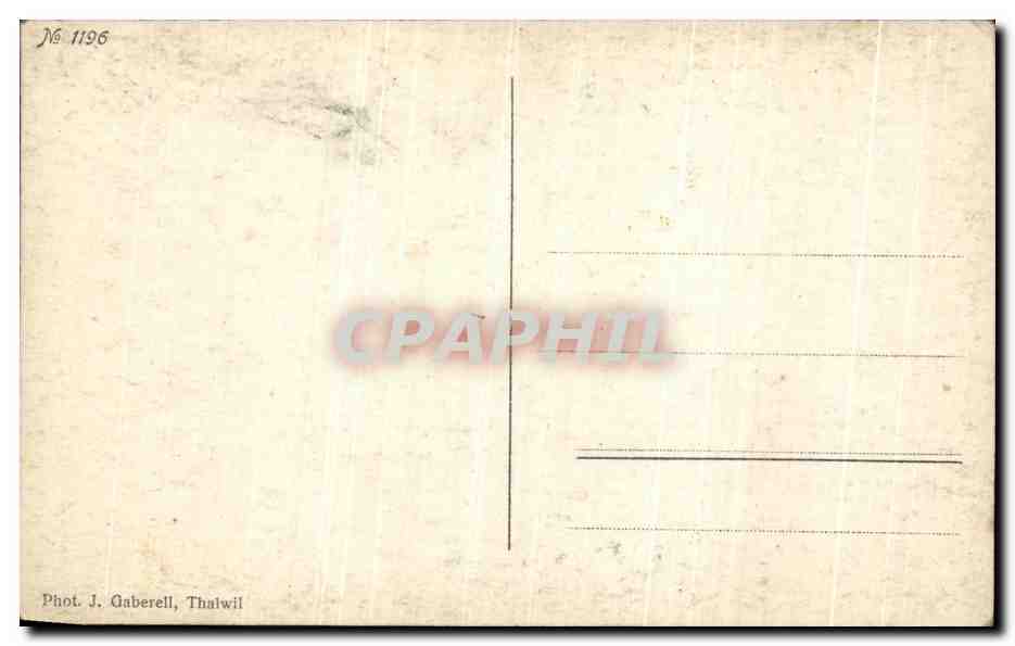 CPA Orage  — Verso