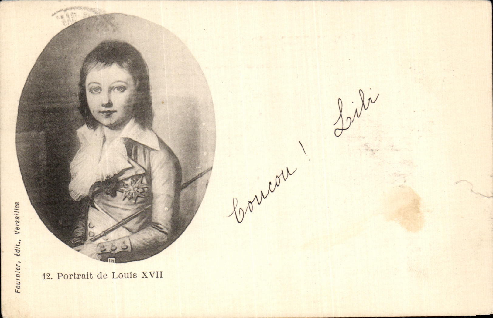 CPA Portrait de Louis XVII