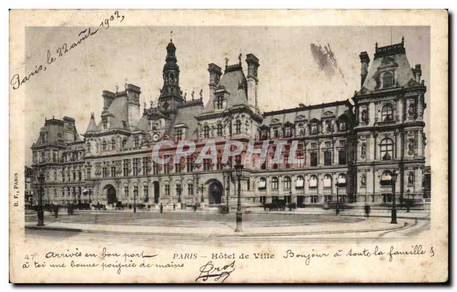 CPA Paris Hotel de Ville