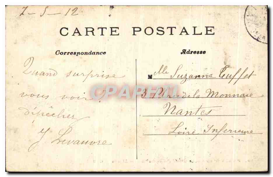 CPA Paris Le Grand Palais des Champs Elysees  — Rückseite