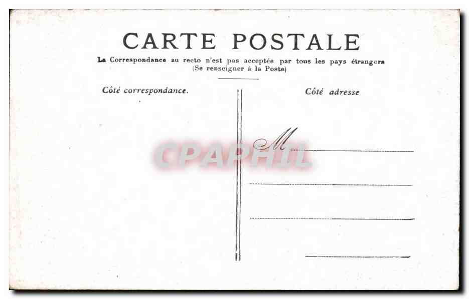 CPA Paris Boulevard des Italiens — Rückseite