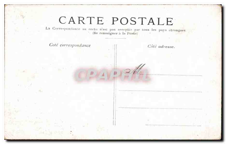 CPA Paris L Opera — Rückseite