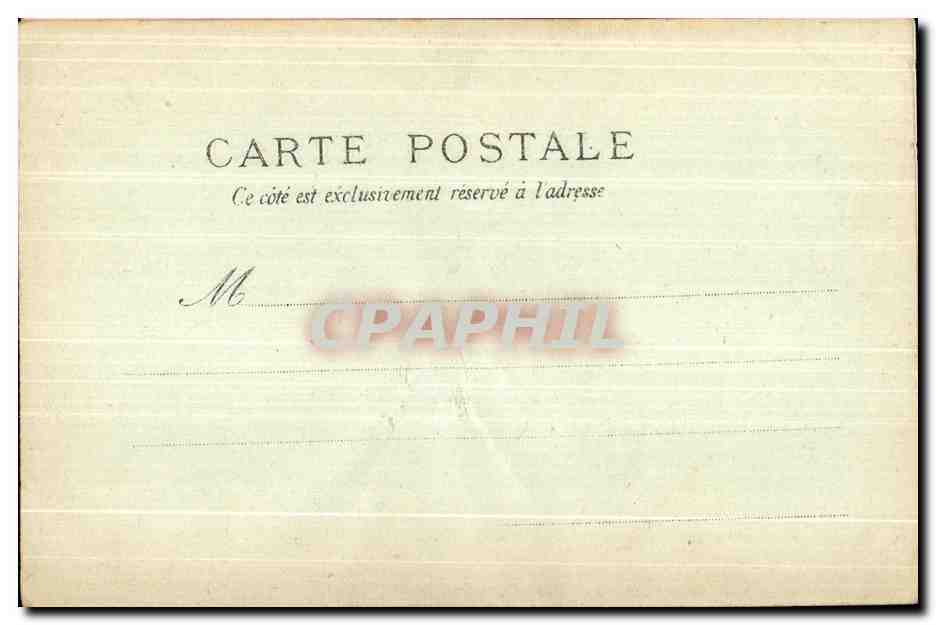 CPA Paris Exposition universelle 1900 L Algerie — Rückseite
