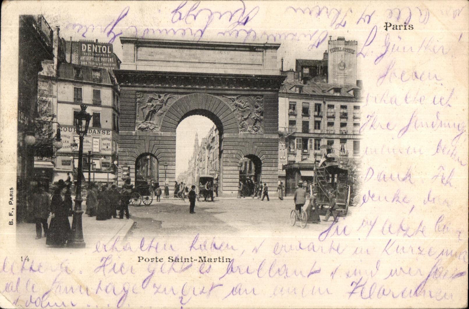 CPA Paris Porte Saint Martin 