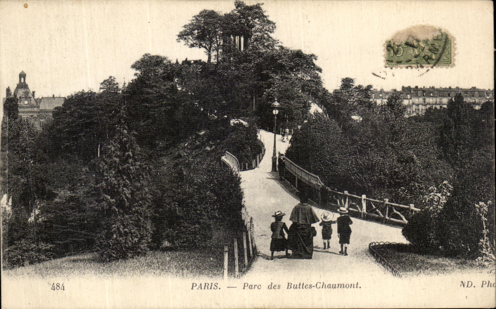 CPA Paris Parc des Buttes Chaumont 
