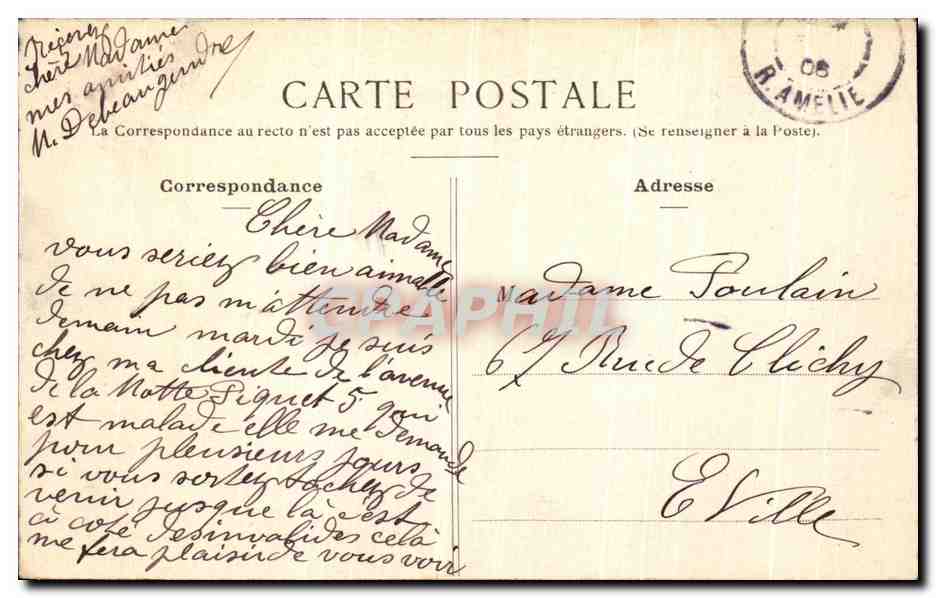 La Seine Pittoresque — Paris — Pont du Chemin-de-Fer et Pont de Charenton — éditeur H. E. Paris, n° 151 — Reverso