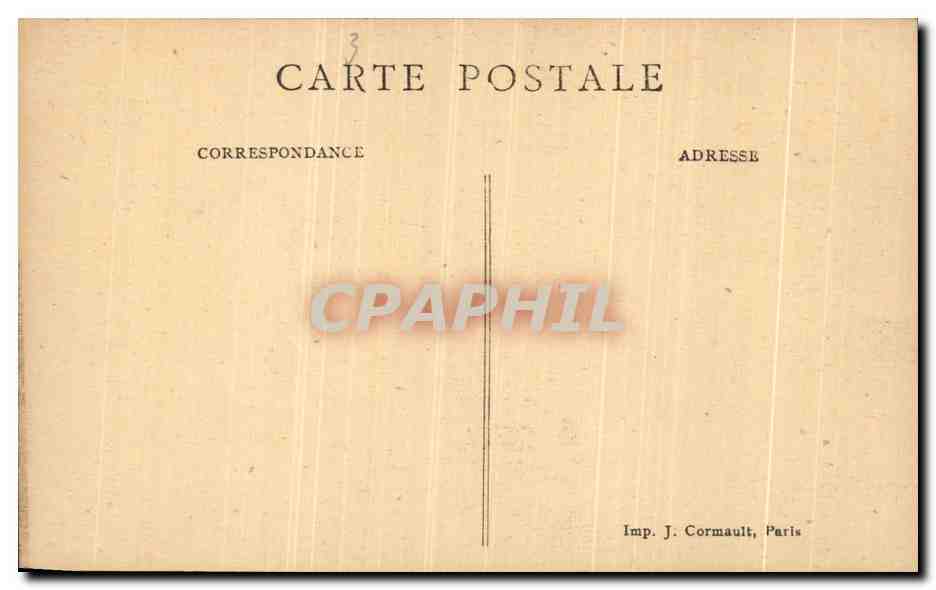 CPA Paris L Arc De Triomphe de L Ecole et La Tombe du Soldat inconnu  — Rückseite