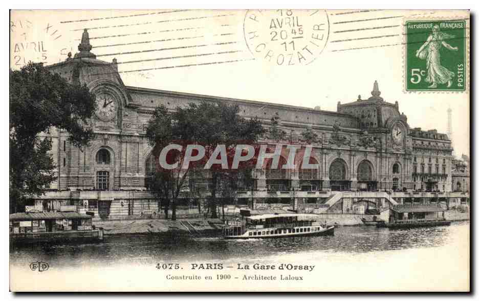 CPA Paris La Gare D Orsay 