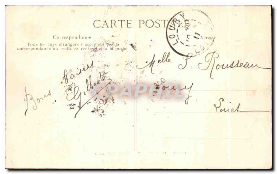 CPA Paris La Gare D Orsay  — Rückseite