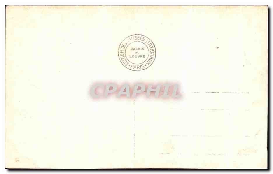 CPA Diane Par Houdon Musee Du Louvre  — Verso