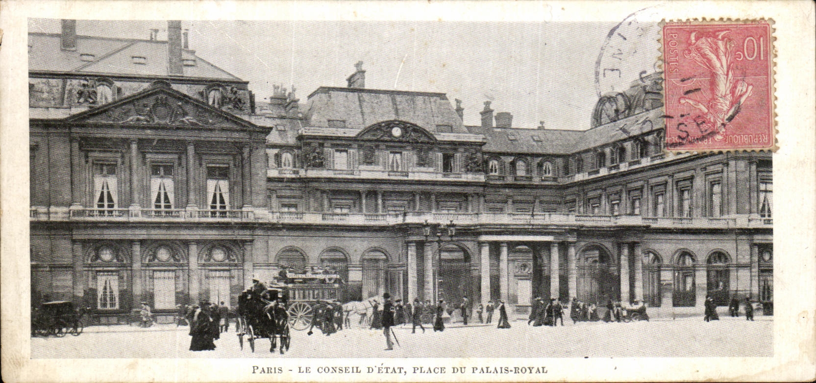 CPA Paris Le Conseil D Etat Place Du Palais Royal 