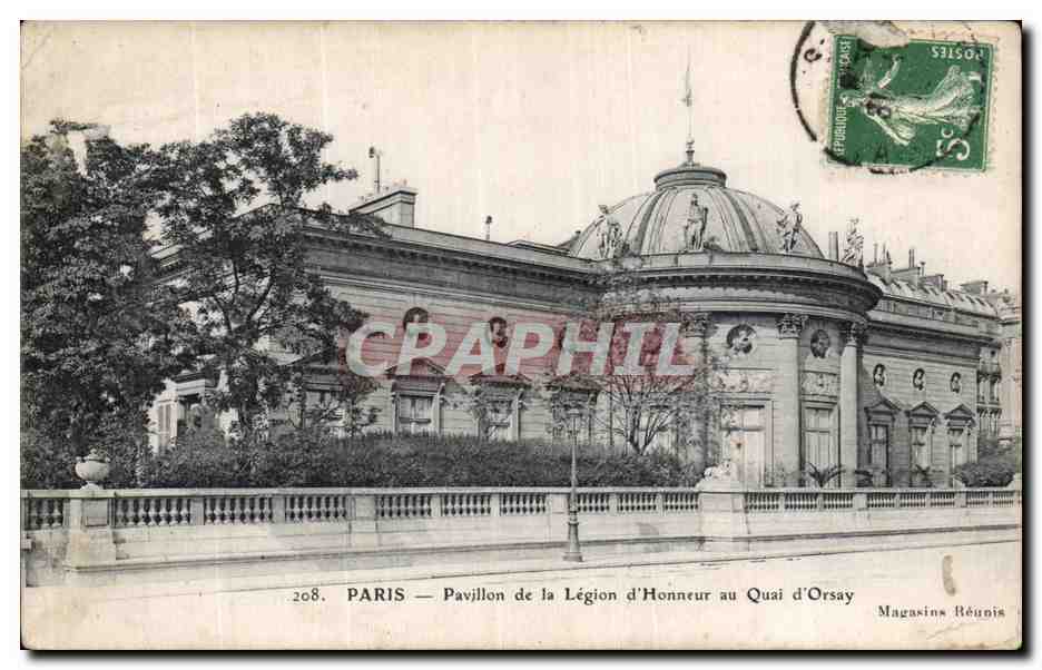 CPA Paris Pavillon de La Legon d Honneur au Quai D Orsay 
