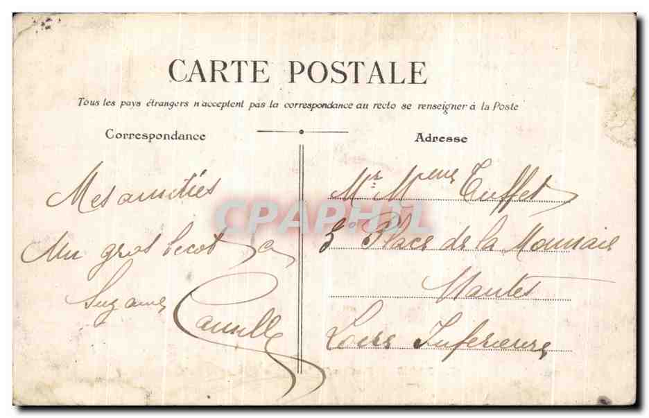 CPA Paris Pavillon de La Legon d Honneur au Quai D Orsay  — Rückseite