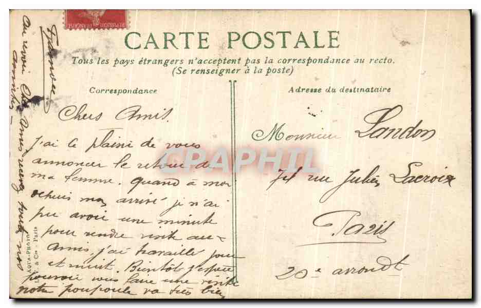 CPA Paris Jardin D Acclimation Une Serre Du Palmarium  — Rückseite