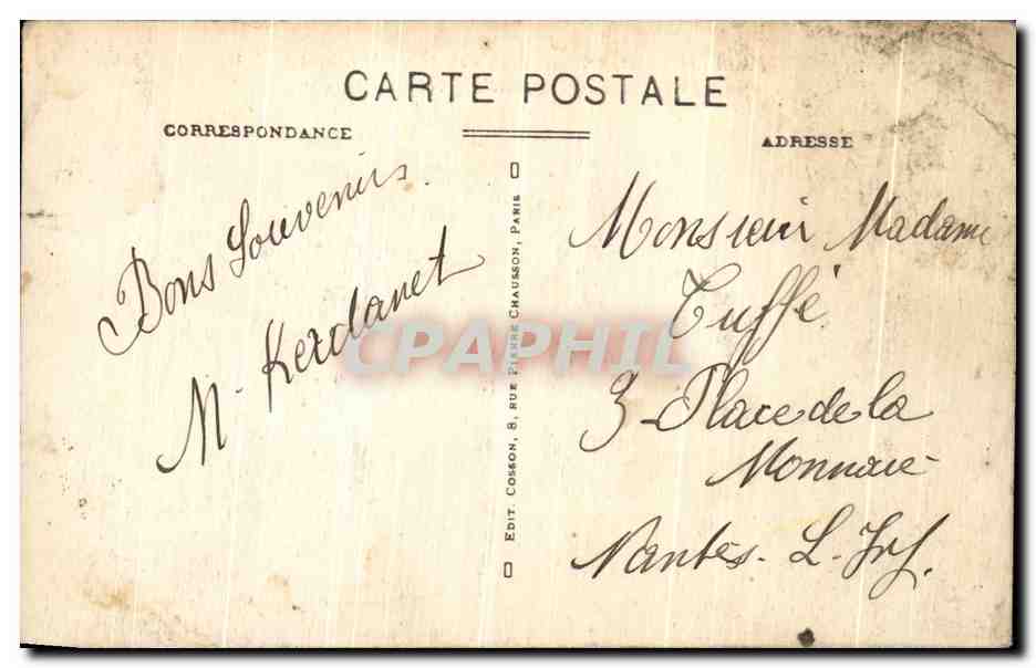 CPA Paris Panorama De L Ecole Militaire Militaria  — Rückseite