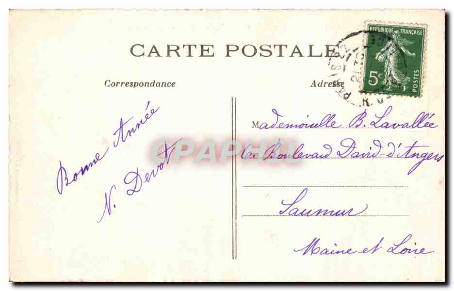 CPA Paris L Arc de Triomphe de L Etoile  — Rückseite