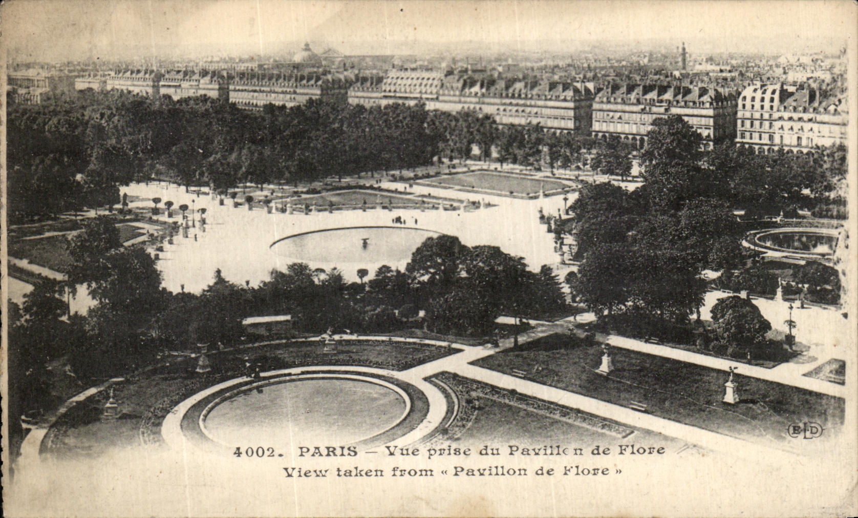 CPA Paris Vue Prise du Pavillon de Flore 