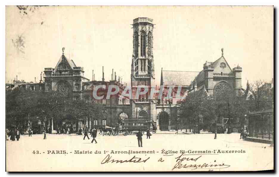 Paris - Mairie du 1er Arrondissement - Église St-Germain-l'Auxerrois