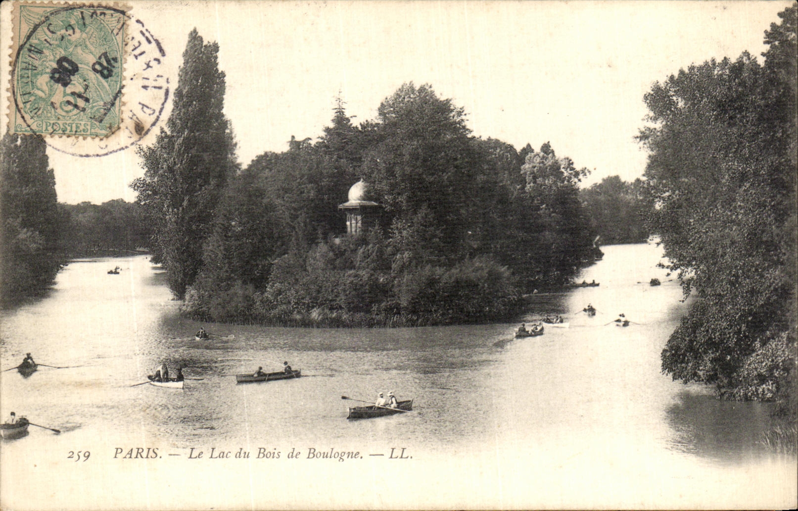 CPA Paris Le Lac du Bois de Boulogne 