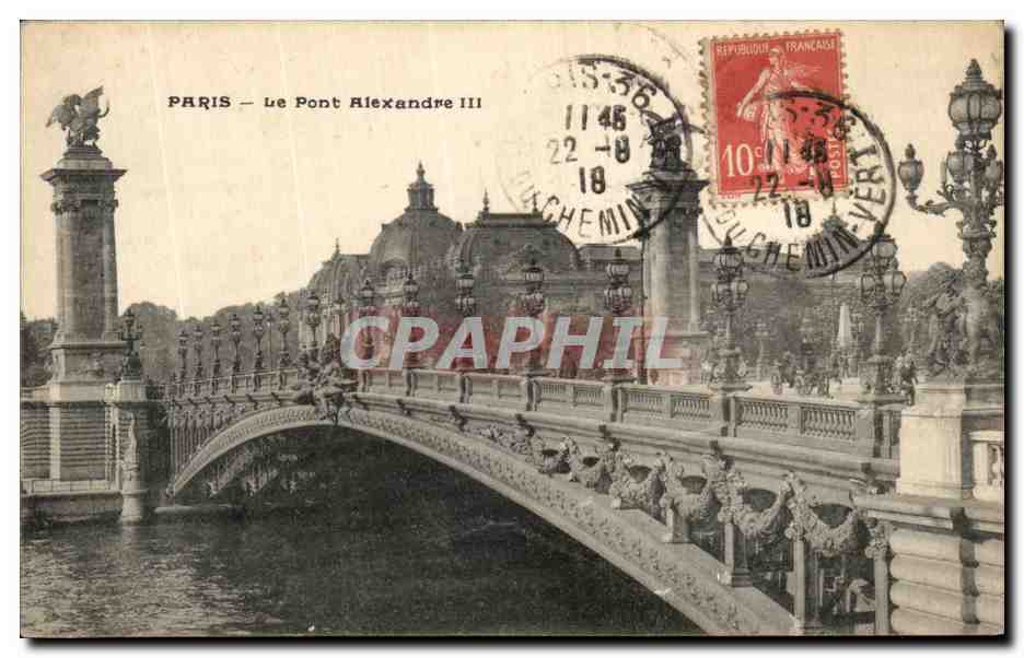 CPA Paris Le Pont Alexandre III