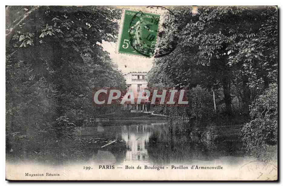 CPA Paris Bois de Boulogne Pavillon d Armenonville