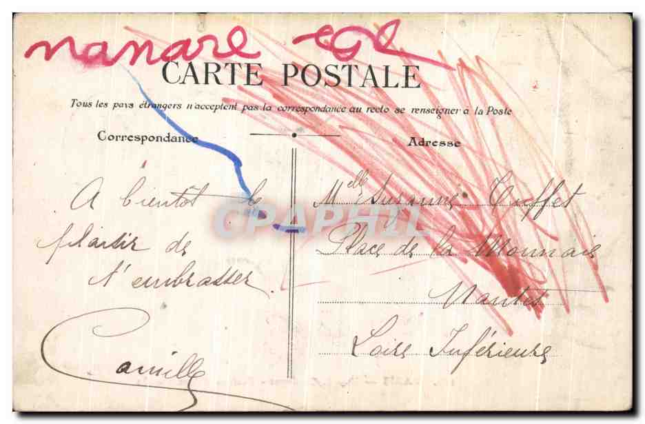 CPA Paris Bois de Boulogne Pavillon d Armenonville — Verso