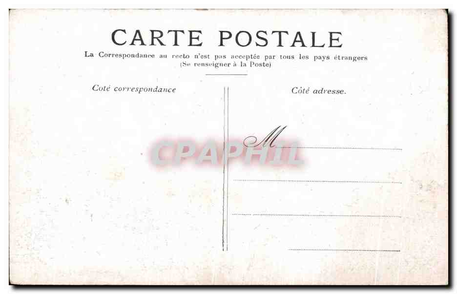 CPA Paris Cour Du Corrossel  — Rückseite