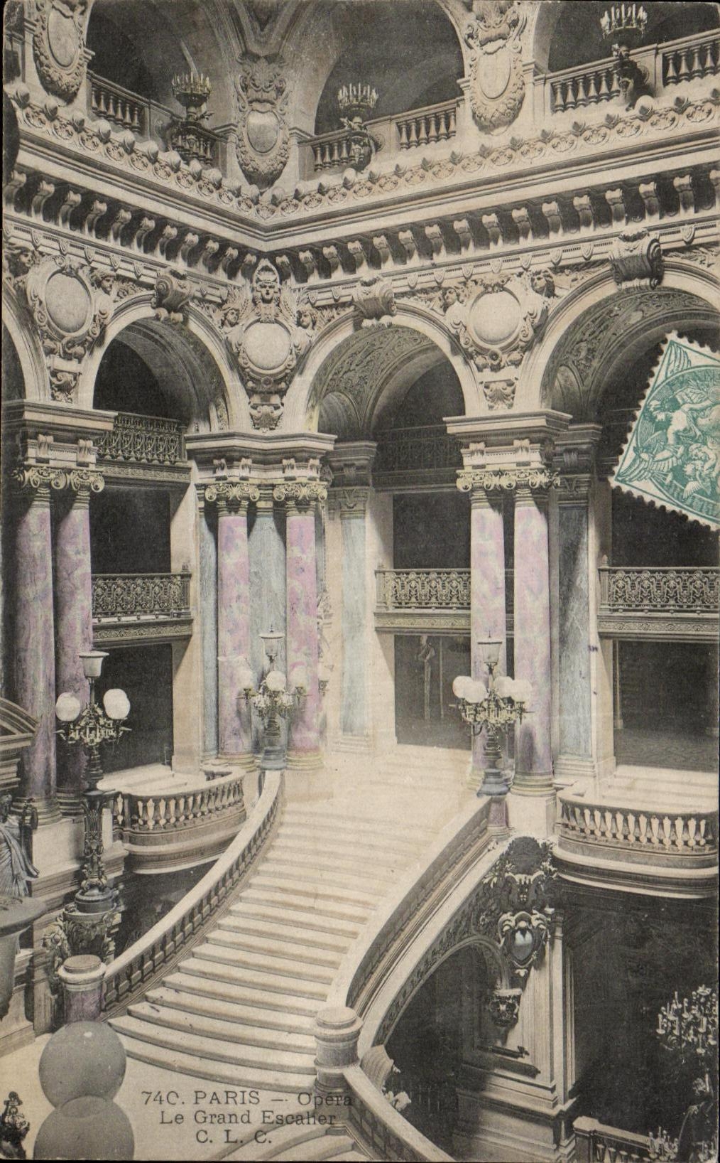 CPA Paris Opera Le Grand Escalier 
