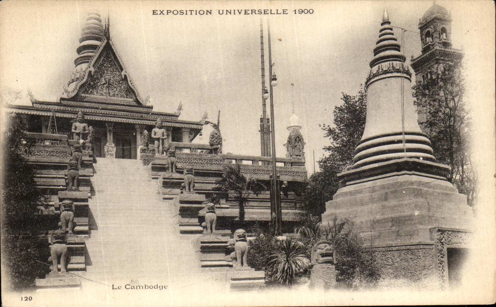 CPA Expostion Universelle 1900 Le Cambodge