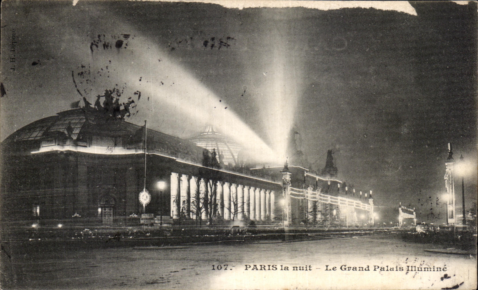 CPA Paris Le Grand Palais Illumine 