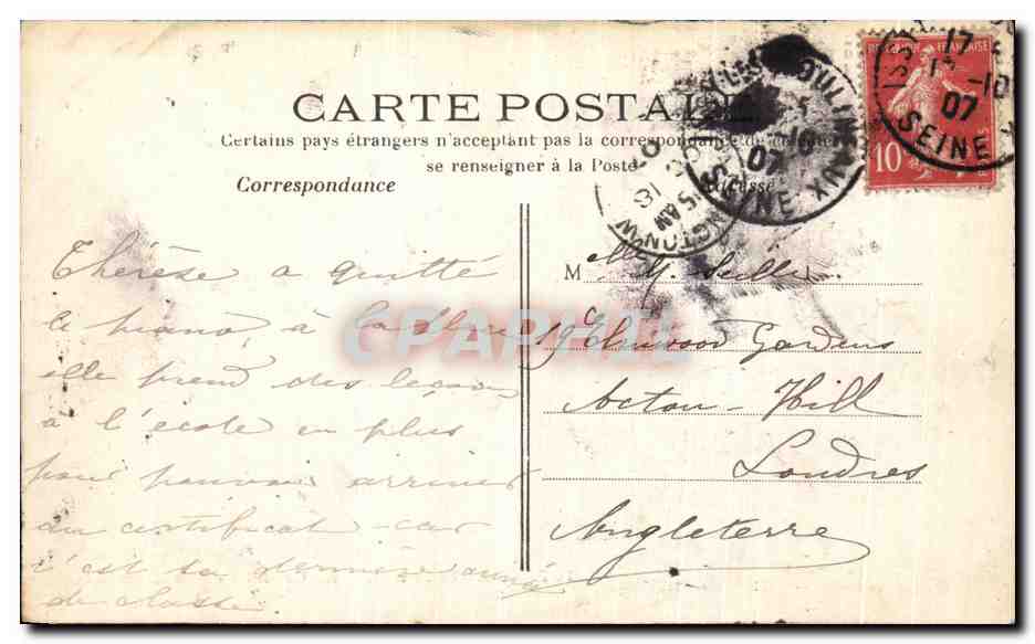 CPA Paris Le Grand Palais Illumine  — Rückseite